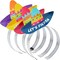 24 Pack Let's Fiesta Sombrero Party Hats for Cinco de Mayo Favors, Mexican Themed Party Decorations (4 Colors)